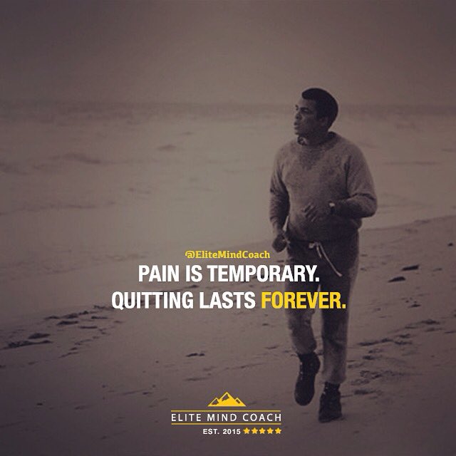 The only people who are certain to fail are those who give up! #KeepGoing