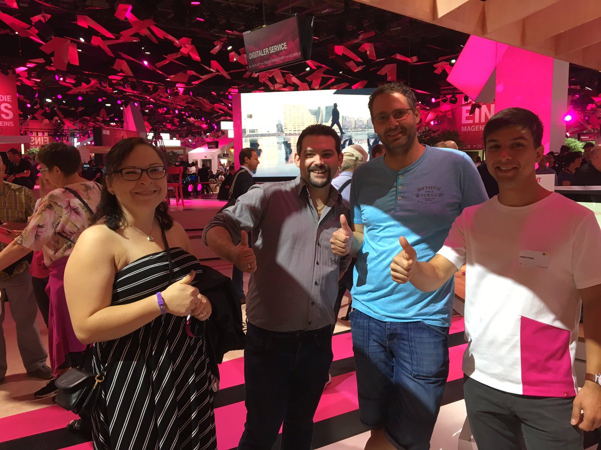 Toller Besuch beim Besten Service 
#telekomwall #magentaservice #IFA2016