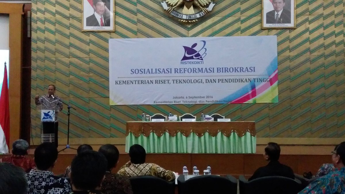 brin_indonesia's tweet photo. "Akuntabel, Berkinerja Tinggi, Efektif &amp; Efisien jadi kunci utk menjadi Good Governance di Kemristekdikti" M. Nasir https://t.co/PH0rva0Qup