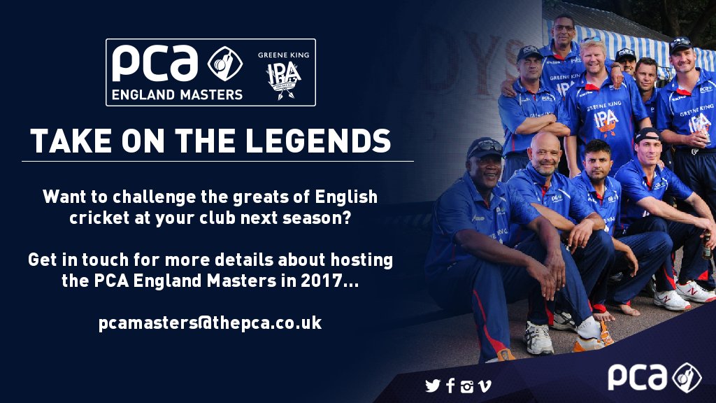 Looking to raise money for your club next year? The PCA England Masters can help... thepca.co.uk/pca_masters