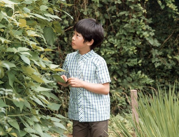 Today, #PrinceHisahito of Akishino celebrates his 10th birthday.He visited the Emperor&Empress today.