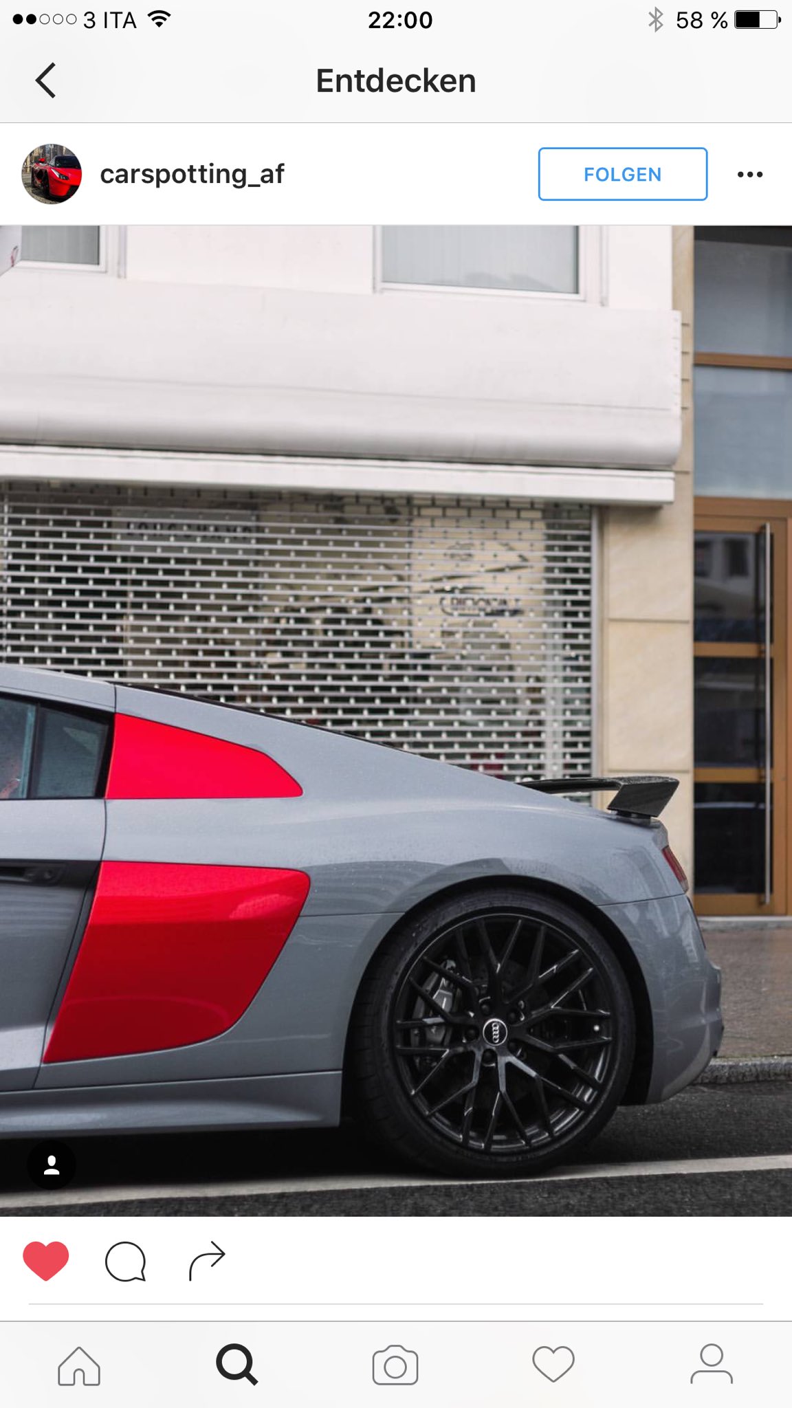 Alexandra Hase Collections Of Colours Audi R8 Sideblade Exclusive Different Experience Nogrey