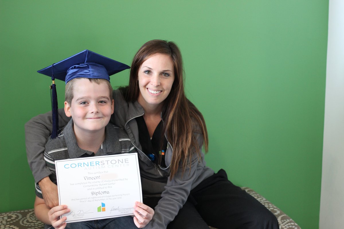 aba_cornerstone's tweet photo. Vincent graduated and transitioned into a group home school program. Great job, Vincent! #graduation #cornerstoneaba https://t.co/PFynZZ7ab9