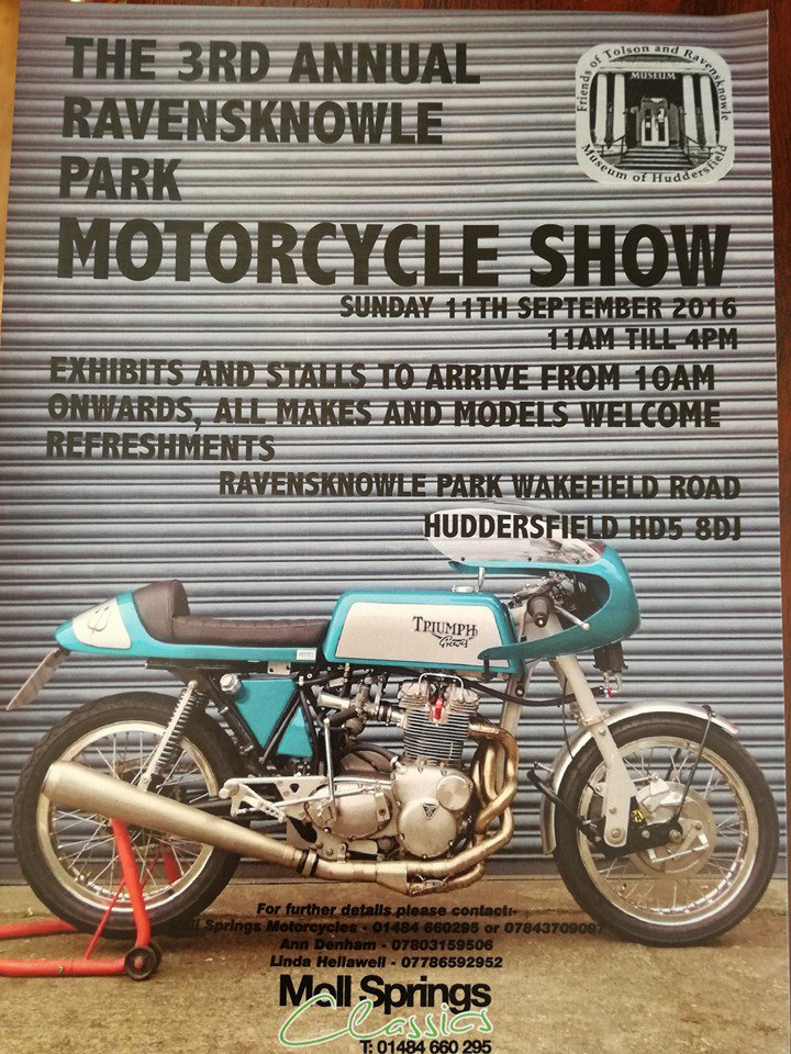 Celebrate #HODs2016 <a href="/TolsonMuseum/">Tolson Museum</a> with our annual Motorbike Show. Stalls, refreshments and #motorbikes!