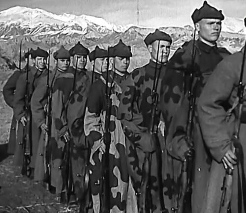 Красноармейцы в маскировочных халатах, 1930-е