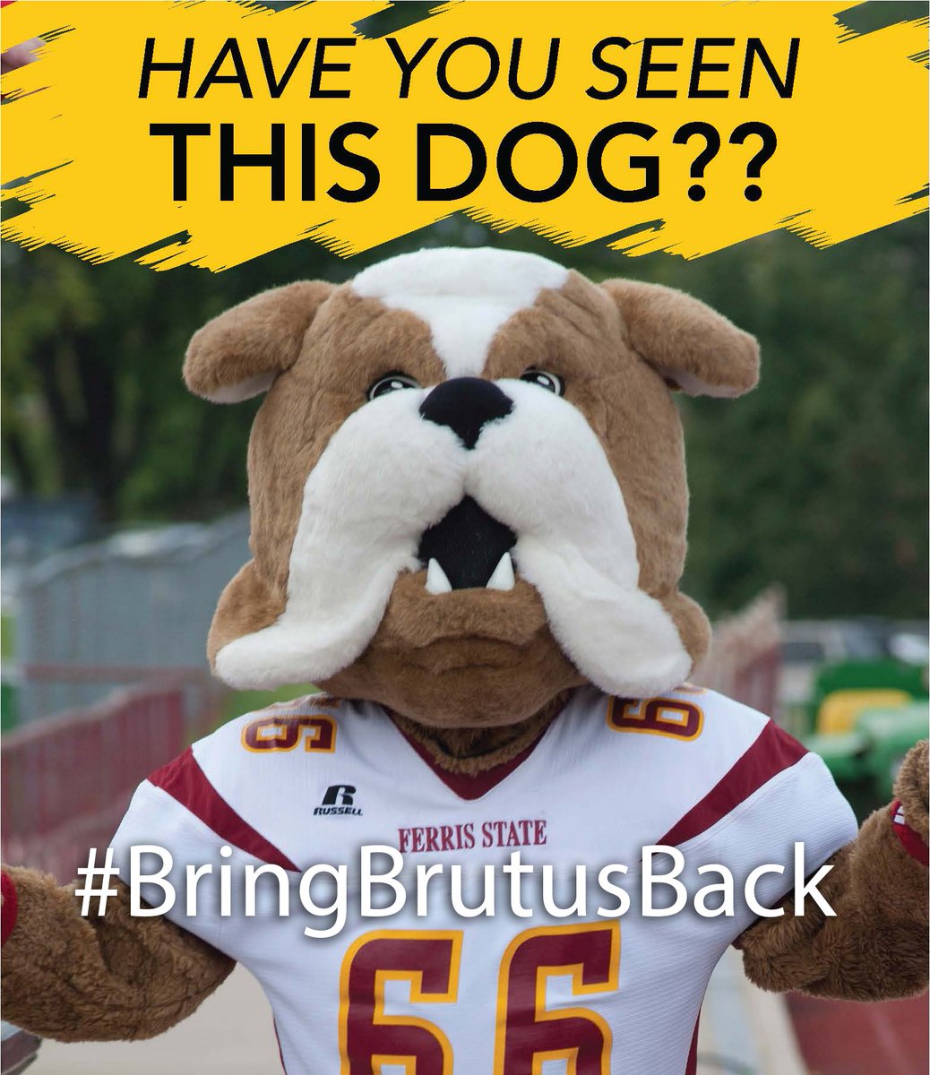 FerrisStudents's tweet image. #BringBrutusBack @Brutus_Ferris