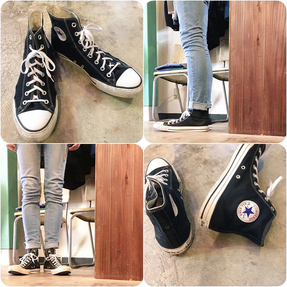 甲府の古着屋sunflower En Twitter Converse Allstar Hi Size11 29 5cm Usa製ではありませんが良い雰囲気に仕上がっております デカ履き派には嬉しいサイズ感 甲府 古着屋sunflower