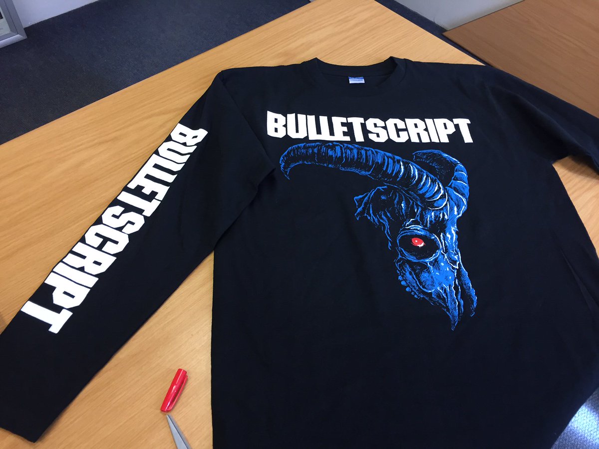 BULLETSCRIPT (@bulletscript) on Twitter photo NEW MERCH AVAILABLE:
180gsm T-shirts and Long sleeves mail merch.bulletscript@gmail.com to order now. NEW MERCH AVAILABLE:
180gsm T-shirts and Long sleeves mail merch.bulletscript@gmail.com to order now.