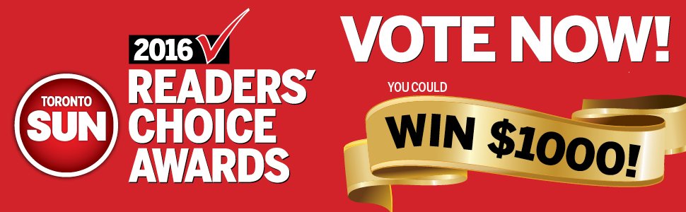 TheTorontoSun's tweet photo. LAST CHANCE! Submit your #SunRC2016 faves &amp; you could win $1000 https://t.co/Wr12xzJdUP Contest ends midnight EST https://t.co/b3zyX9bZ4f