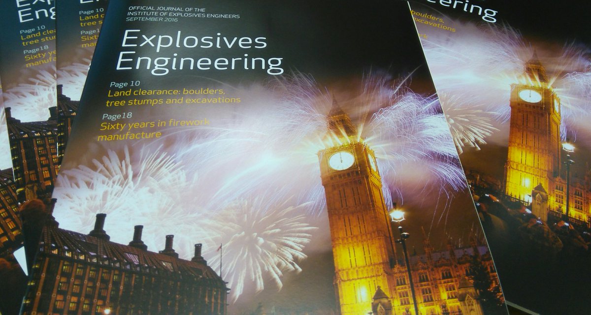 IExpE's tweet image. &quot;Explosives Engineering&quot; quarterly journal. Contact us for more details
#IExpE #ExplosiveEngineering #subscription