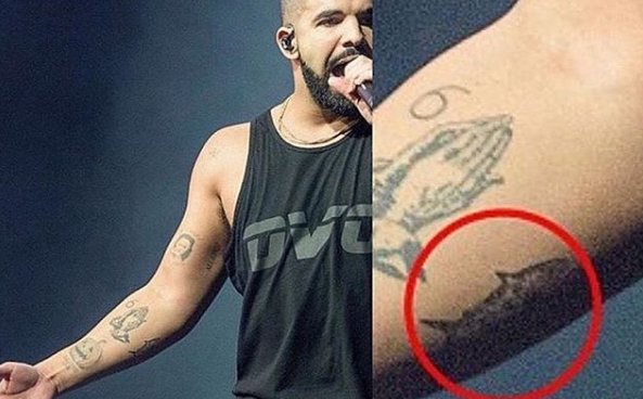 Drake Is Being Trolled Over His New Tattoo of The Beatles