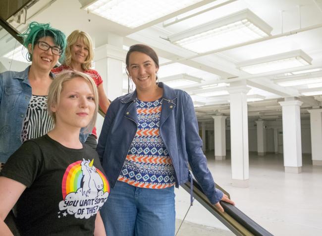 EastStreetArts's tweet photo. #tempspaces transforming the empty Bradford Marks & Spencer building into an arts hub... https://t.co/pbujEDNIgy https://t.co/2HcWK4UXzW