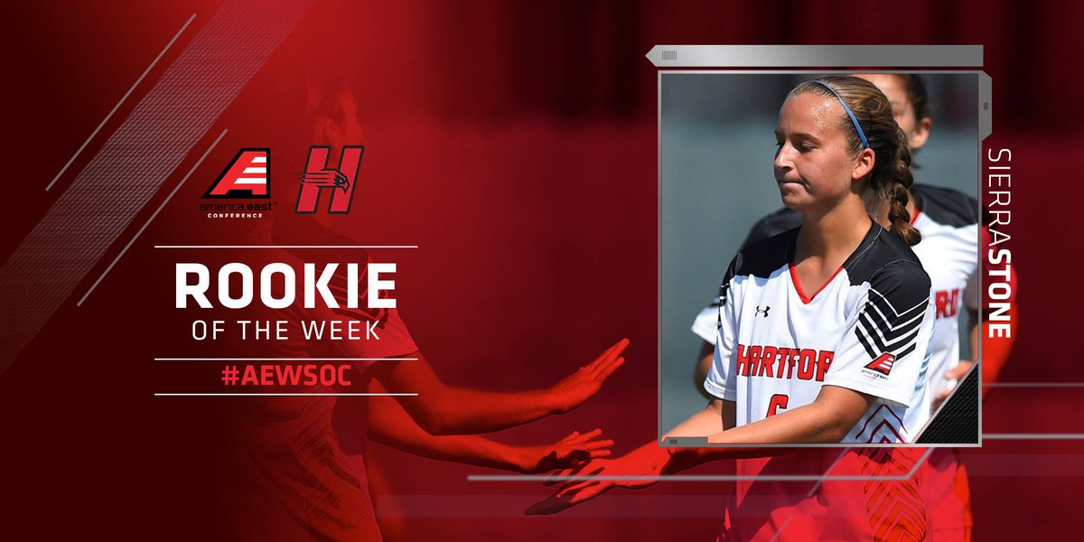 HawksInformer's tweet photo. #UHartWSOC: Pair of Hawks earn #AEWSOC Player of the Week honors after wins over Delaware State and Siena! https://t.co/cMv5MB87wx
