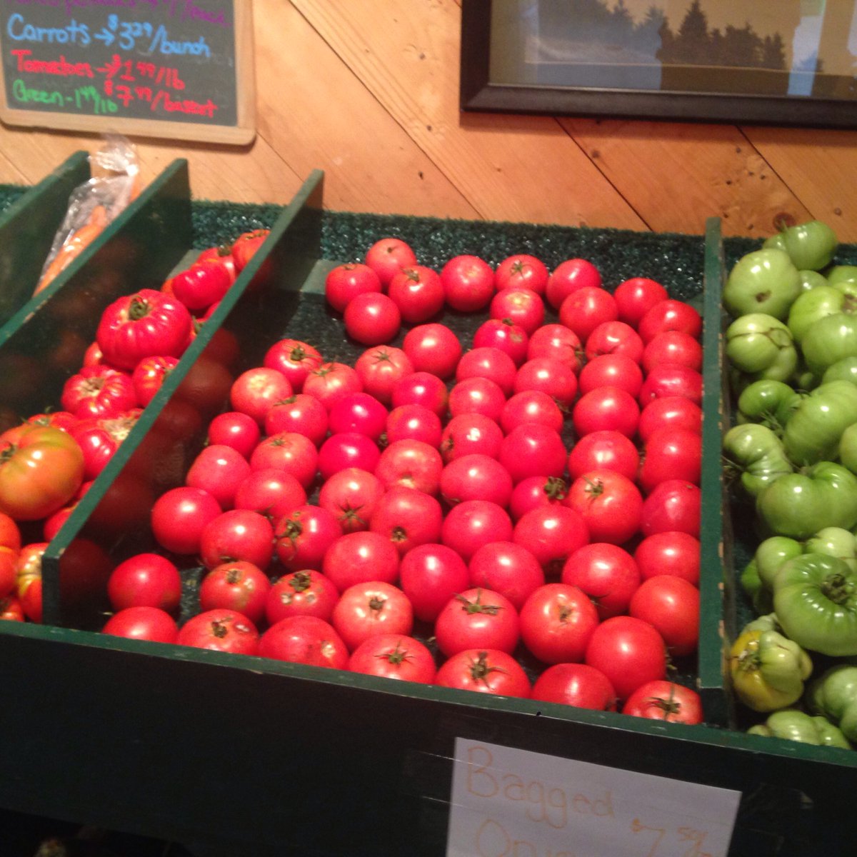 Tomatoes are now only $1.49/lb. Get them while they last!