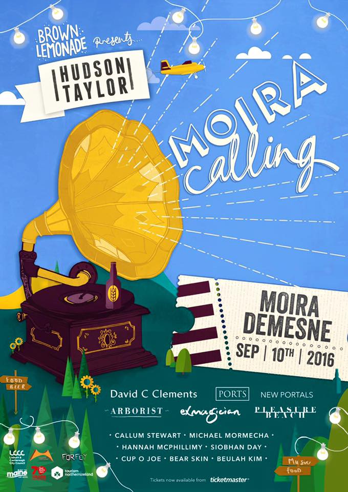 Ticketmaster Ireland (@ticketmasterire) on Twitter photo See <a href="/HudsonTaylor/">Hudson Taylor</a> headline <a href="/moiracalling/">Moira Calling Music Festival</a> this Saturday 10 Sept. Tickets on sale now bit.ly/2cxHCKB See <a href="/HudsonTaylor/">Hudson Taylor</a> headline <a href="/moiracalling/">Moira Calling Music Festival</a> this Saturday 10 Sept. Tickets on sale now bit.ly/2cxHCKB