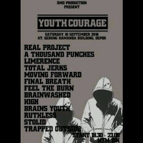 HIGH (@high_dhc) on Twitter photo 10 Sept 2k16 "Youth Courage" at Gd. Ramanda, Depok w/ <a href="/RealProject_XXX/">REAL PROJECT</a> <a href="/STOLID_HC/">S T O L I D</a> <a href="/OutsideTrapped/">Trapped Outside</a> and many more .. 10 Sept 2k16 "Youth Courage" at Gd. Ramanda, Depok w/ <a href="/RealProject_XXX/">REAL PROJECT</a> <a href="/STOLID_HC/">S T O L I D</a> <a href="/OutsideTrapped/">Trapped Outside</a> and many more ..