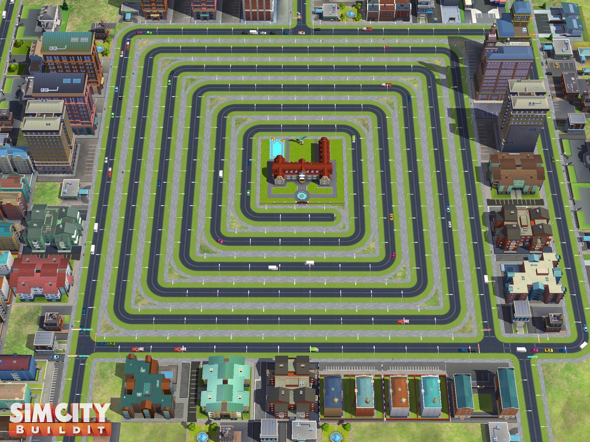 Simcity Buildit A Twitter When You Want To Give Your Road Layout A Unique Flair Simcitybuildit