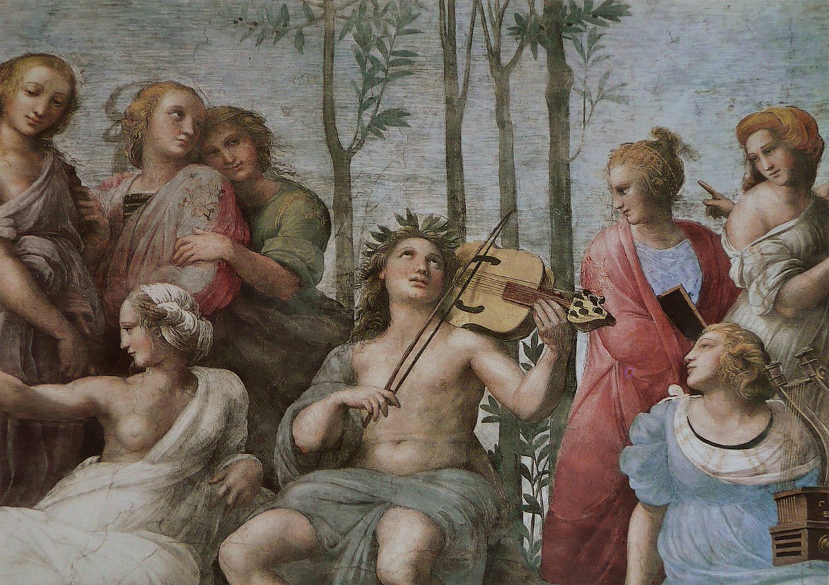 StefanoRocca9's tweet photo. "Sul Parnaso io mi stava, e al fianco m’era La Musa, che dettommi i versi primi".
#Pindemonte #Parnaso #Raffaello https://t.co/BOR3eT1KtM