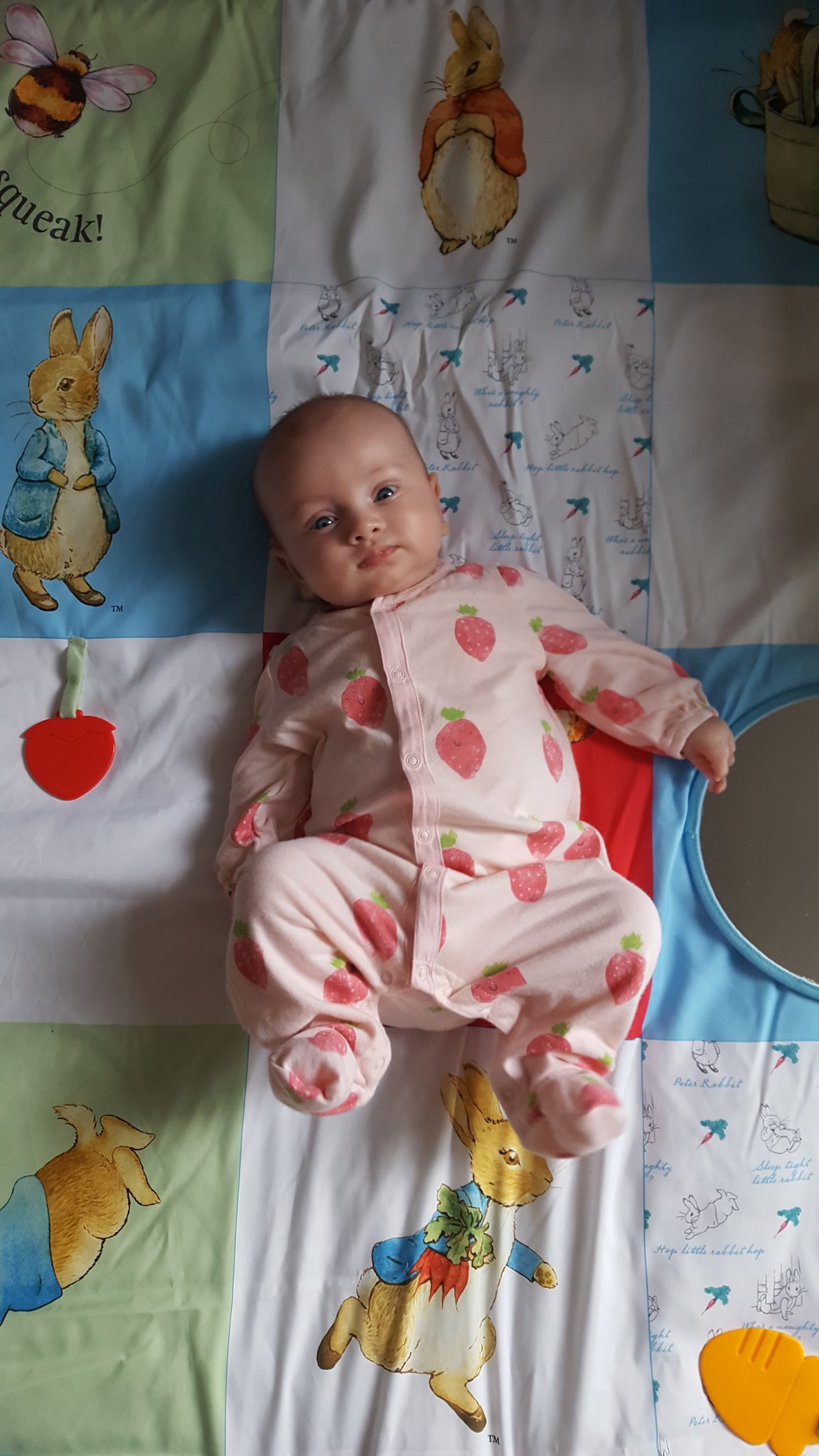 peter rabbit tummy time mat