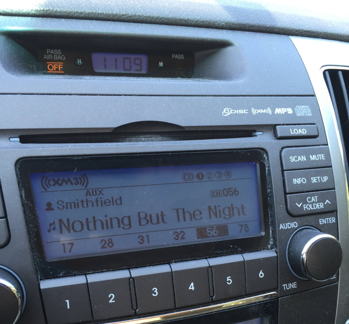 30 minutes into my new Sirius XM subscription. I could get used to this. <a href="/SmithfieldMusic/">SmithField</a> @SXMTheHighway