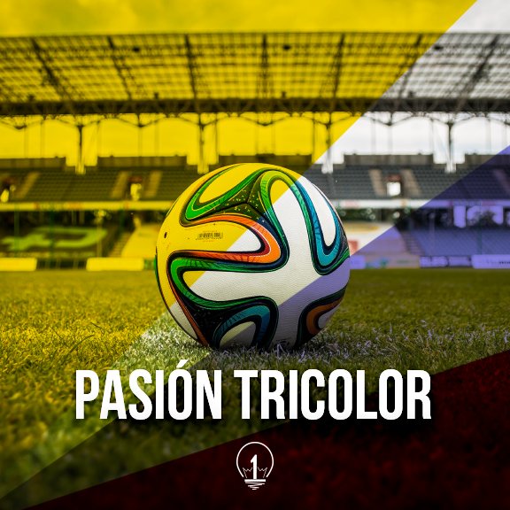 1Optimize's tweet image. Hoy la cancha se viste de Amarillo, Azul y Rojo. ¡Hoy se vive la pasión TRICOLOR! 
Colombia Vs. Brasil
7:45 pm