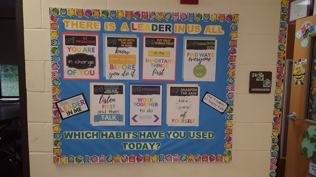 Let's put the 7 habits to good use this year and let the leader within each of us shine through! @BalmvilleBuzz