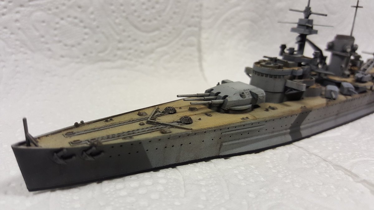 panzerfarben's tweet photo. Panzerschiff Deutschland 1/700 Fujimi https://t.co/KOu6y1jCWo