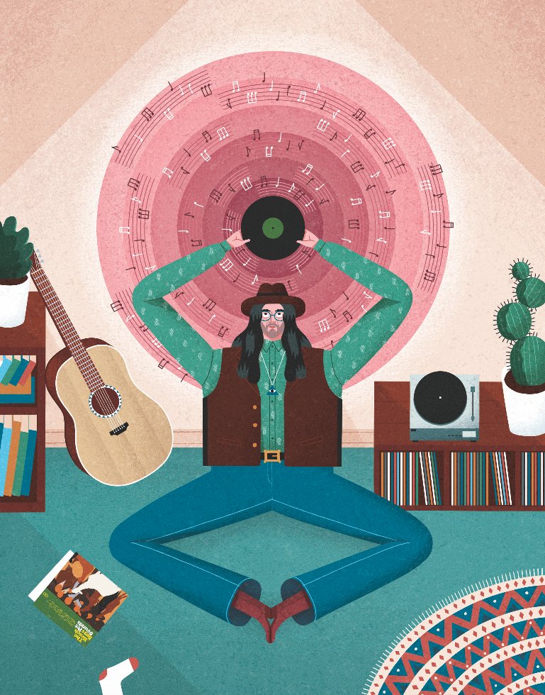 Illustration for "A Tribute to the Eternal Teenage Symphony" in The Festival Issue (🎨: <a href="/jacobstead/">Jacob Stead</a>) #TPR10