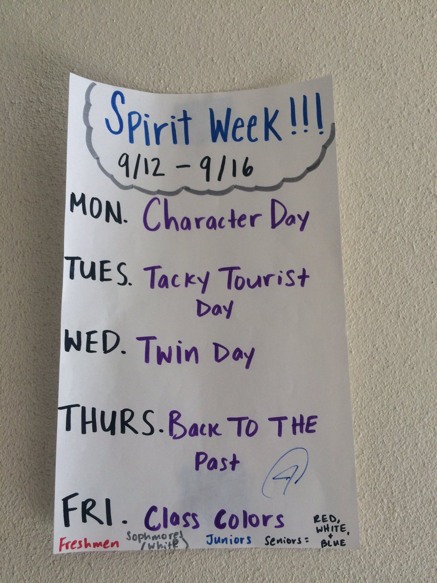 SGAFHS's tweet image. STARTING NEXT WEEK!! SPIRIT WEEK BEGINS‼️✨🔥(dm us any questions you have concerning the days)