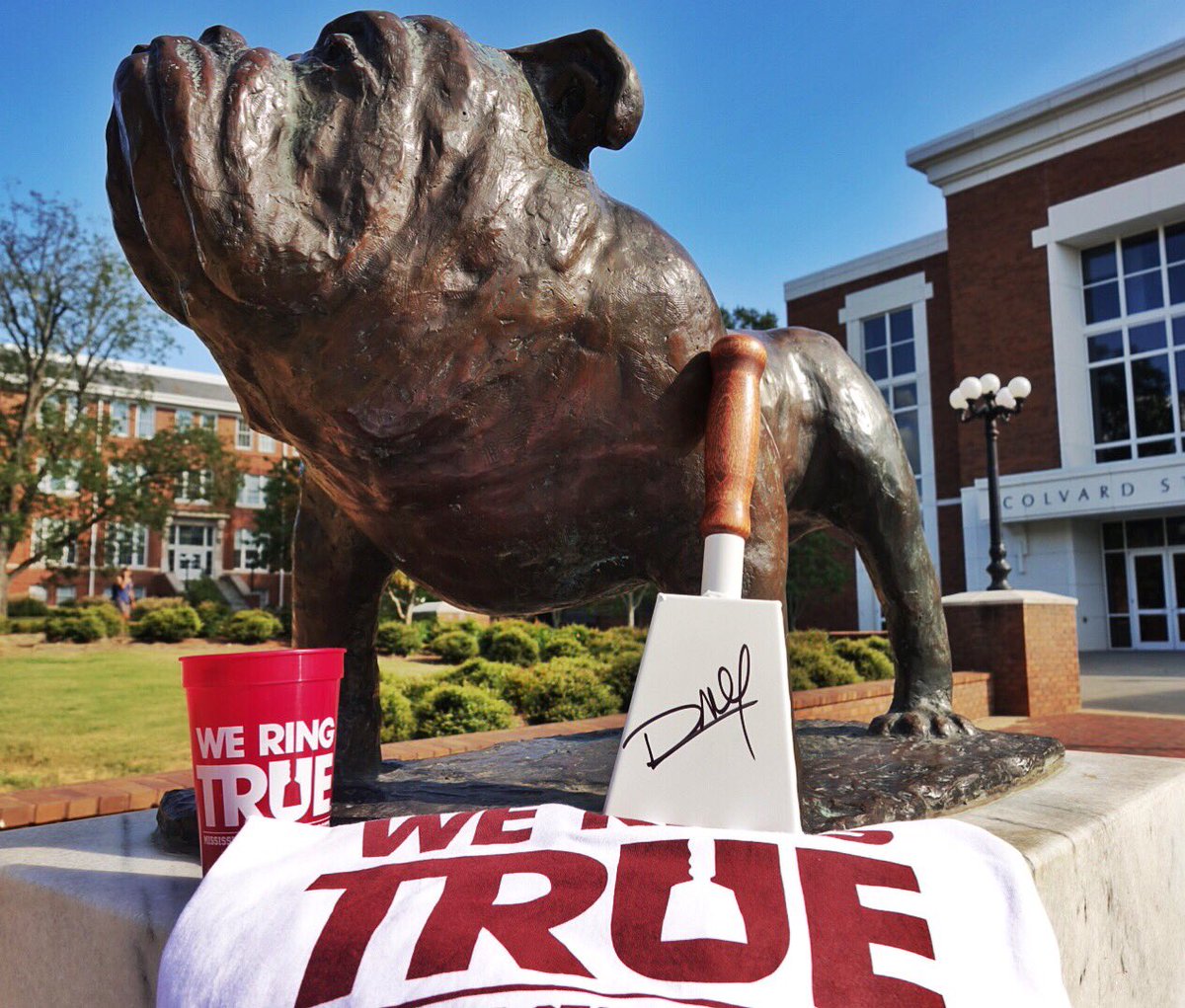 msstate's tweet image. Do you RING TRUE? Retweet this post for a chance to win this week's #WeRingTrue gear! Winner to be drawn Friday.