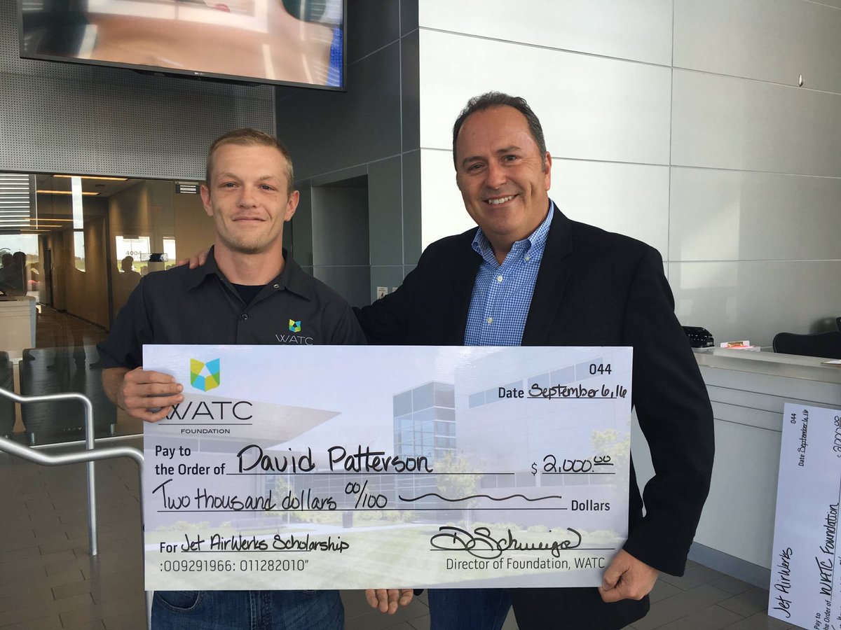 Thank you <a href="/Jet_AirWerks/">Jet AirWerks, LLC ✈️</a> and <a href="/Keith_Humphrey/">Keith Humphrey</a> for supporting our students! #watcfoundation