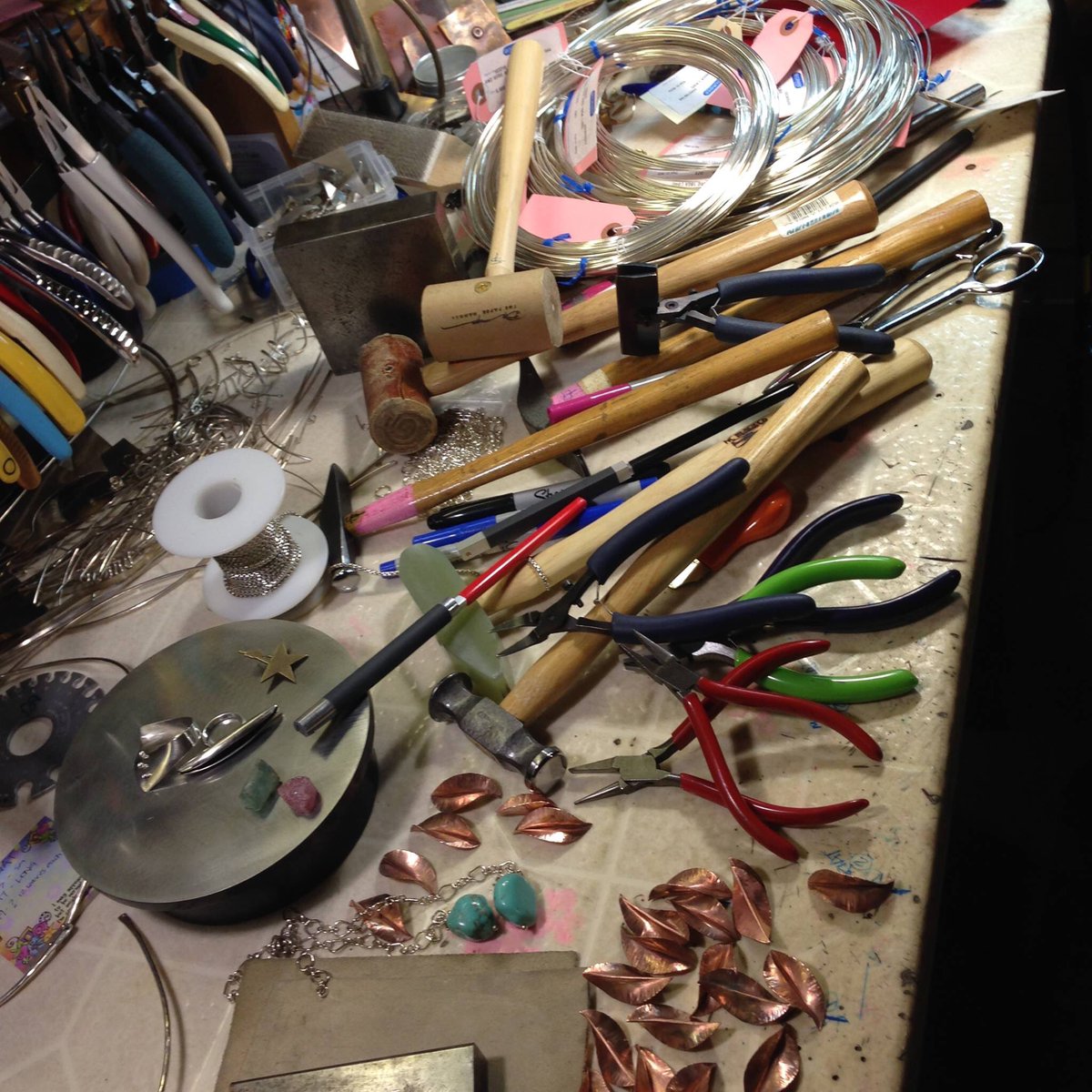 WinterArts901's tweet photo. Designer Susan Thornton offers a glimpse into her creative space. Her rings are so unique! https://t.co/YlgzV9CIWf https://t.co/tbfyoMjc5N