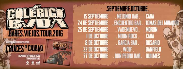 colericobuda's tweet photo. Se vienen nuevas fechas en Capital, GBA y Rosario!!! Sep/Oct "Bares viejos Tour" #rocknroll #punk #CLPBD https://t.co/Vgmu0itEba