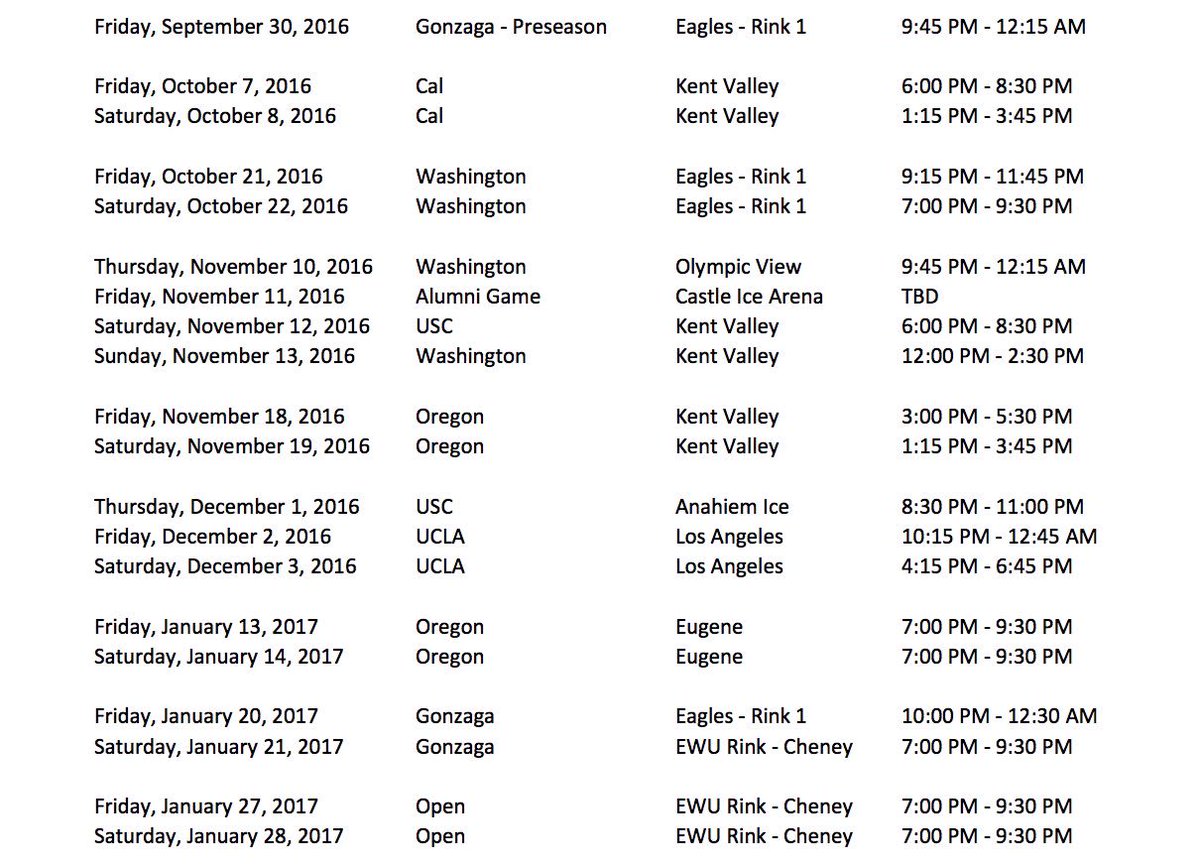 WSUHockey's tweet photo. The 2016-17 schedule is now up! https://t.co/9z2R5v3tjM