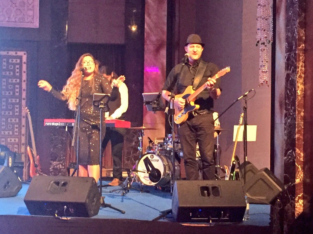 CityscapeMENA's tweet image. Live band entertaining our audience at #CityscapeAwards