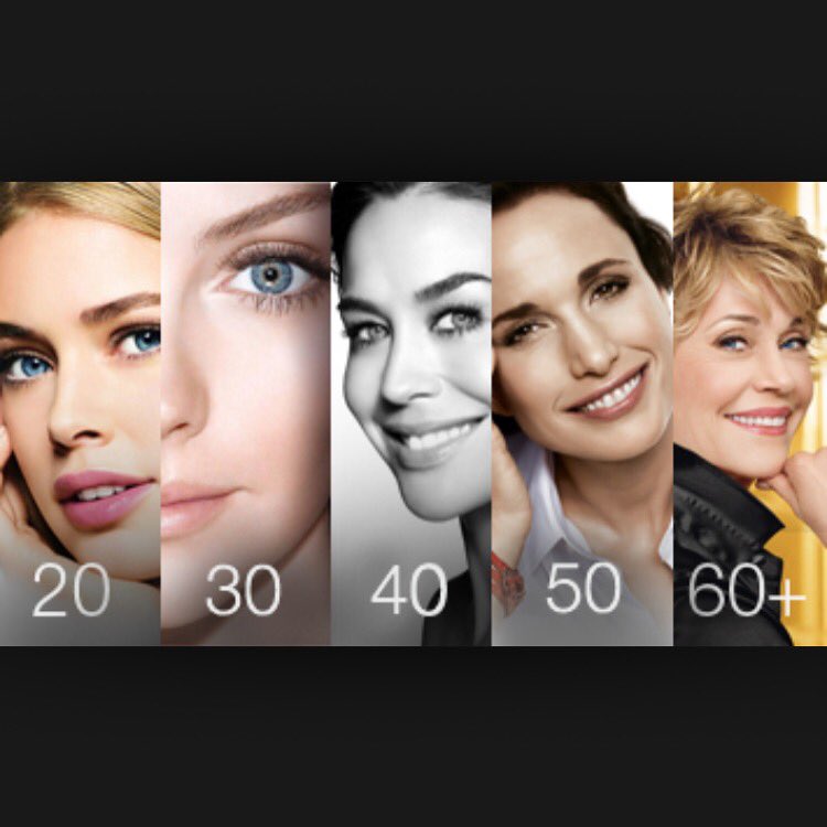 Skin Changes occur through the Ages . Be age aware with your skincare at Tiger Lillies Clinic #skin