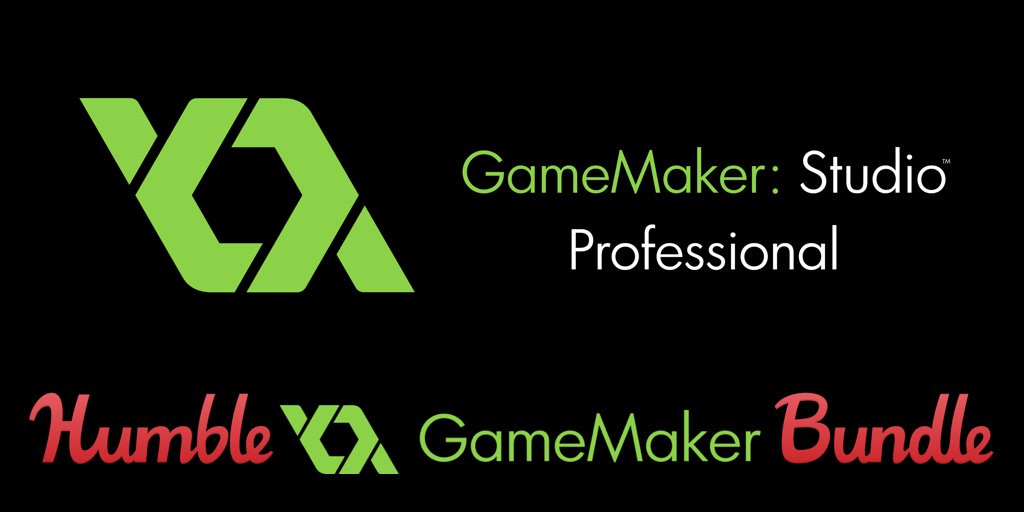 humble's tweet image. GameMaker is back with a bundle of software, games, &amp;amp; source files to help you get creative!
humblebundle.com/gamemaker-bund…