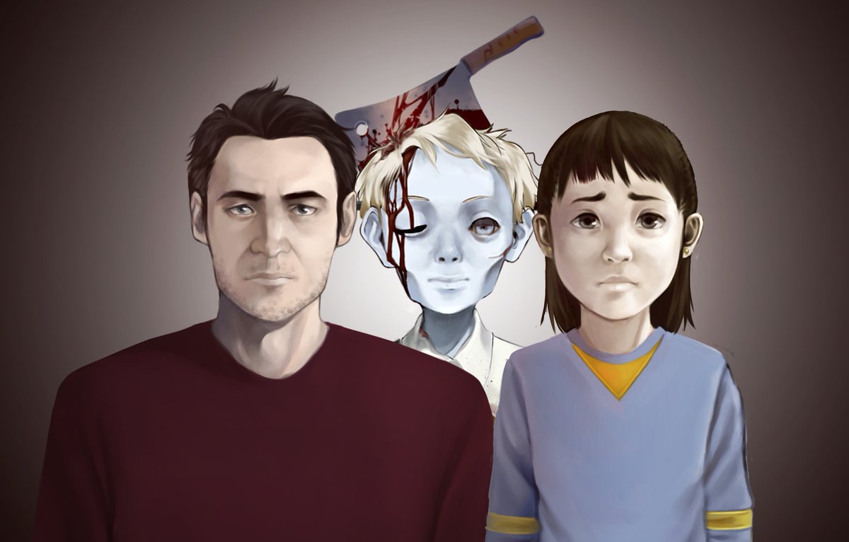 tobiegame's tweet image. Happy family concept feat. tobie #gamedev #indiedev #gaming #art #horror