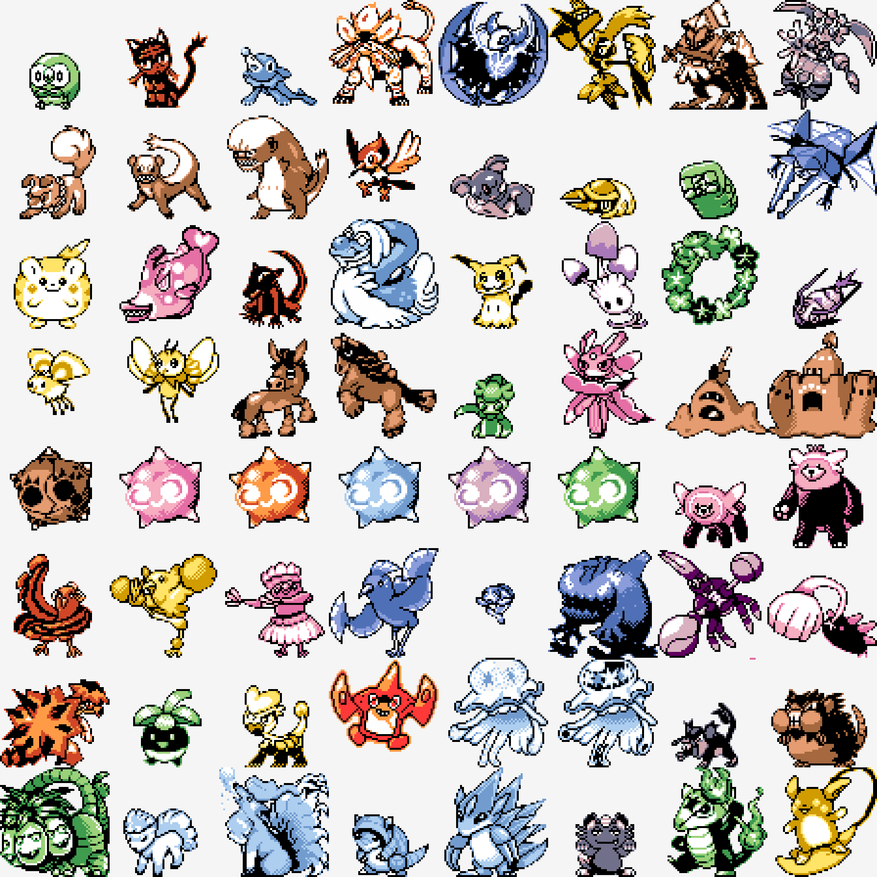 ポケモン初代風ドットまとめ Twitter
