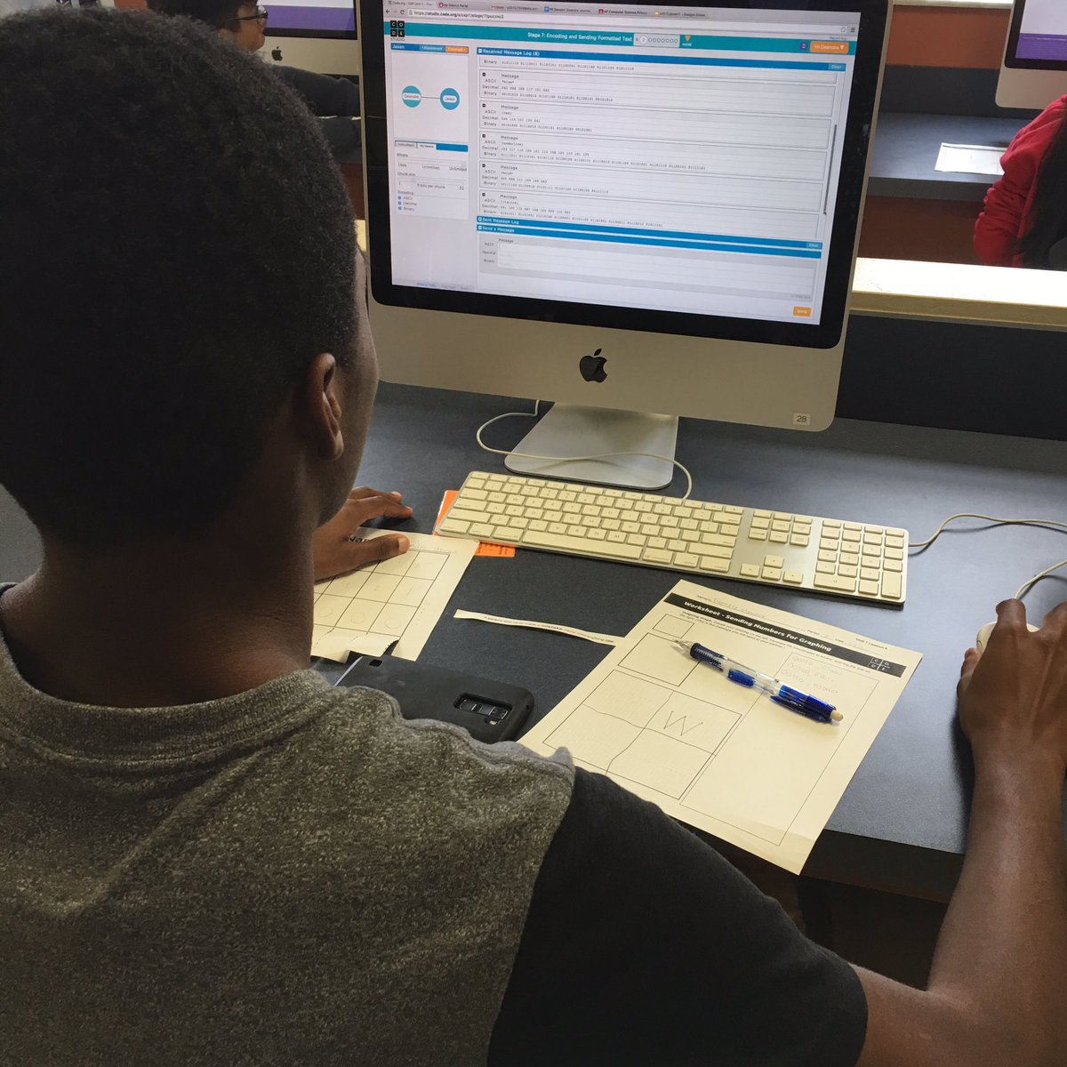 PBGHSAPCSP's tweet photo. Creating some fool proof protocols in 6th period! #CSforAll #codepbcsd https://t.co/zYwkYa9UWV