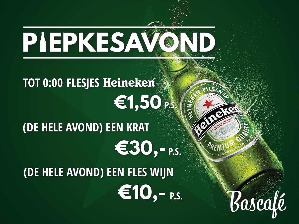Het zou zomaar de gezelligste avond van de week kunnen worden! #Piepkesavond