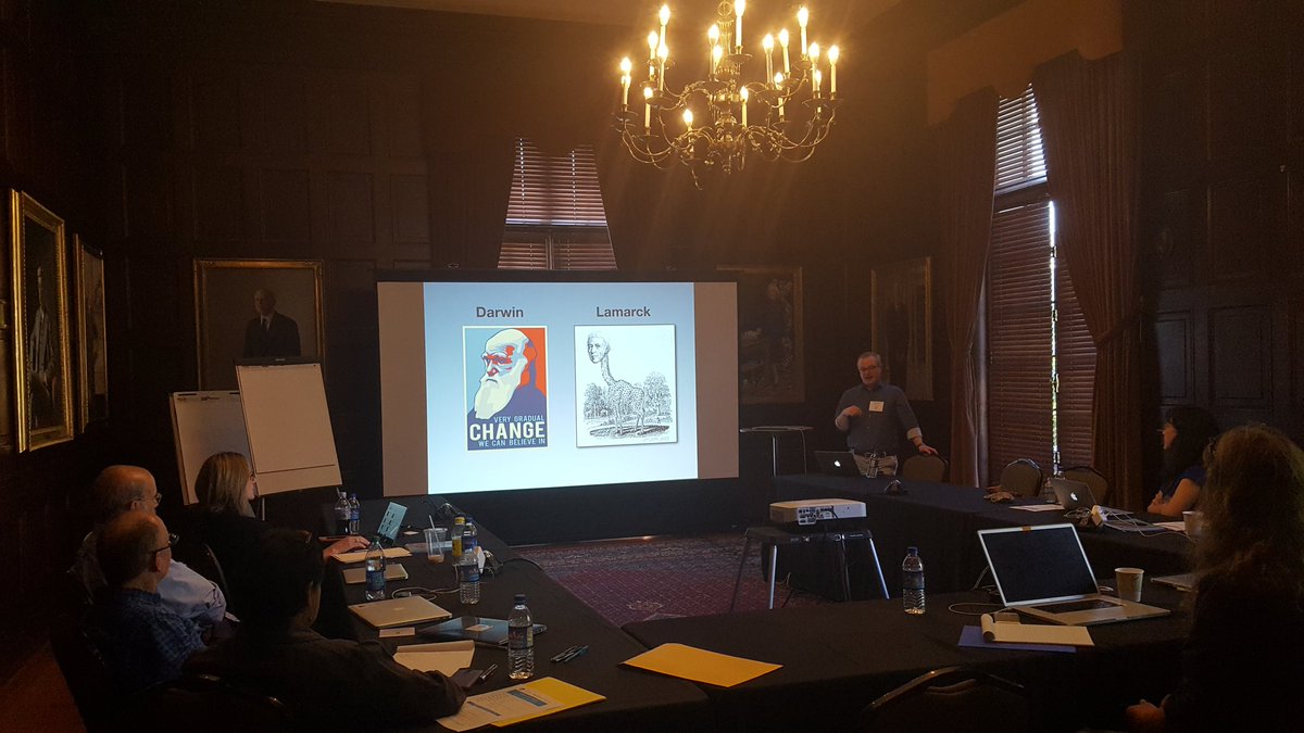 carnegiescience's tweet photo. Daniel Jarosz of @StanfordMed talks #prions and #OriginofLife at a workshop at our DC HQ today https://t.co/j1ayFalnJ6