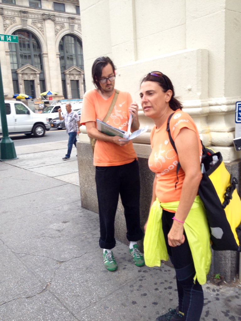 etomerlortnoc's tweet photo. .@transalt paving 14t #PeopleWay 10 more businesses 3 new racks! @MTA Don't Delay! https://t.co/y5ZEt2z92L
