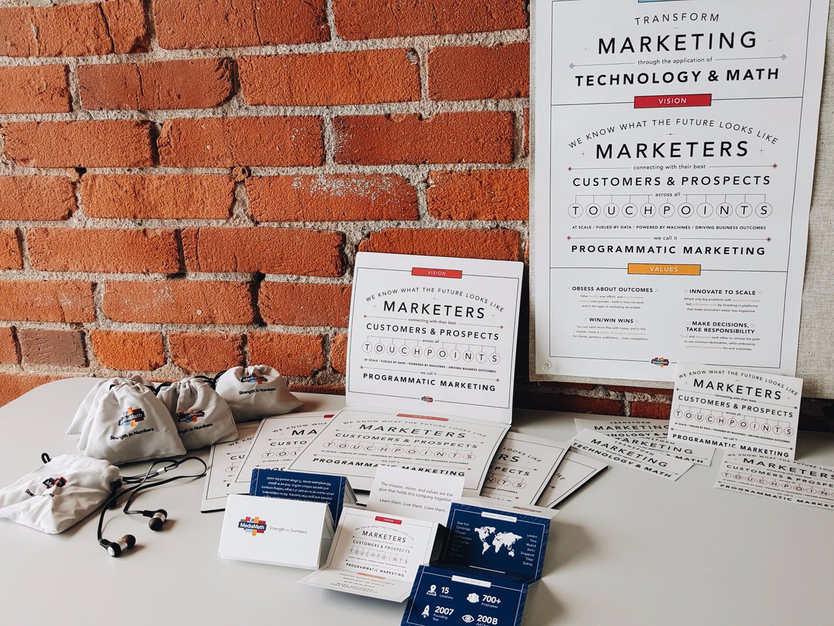 mediamath's tweet image. Everyone needs some exposed brick and #MediaMath Mission, Vision, Values 🙌  #MathletesRule