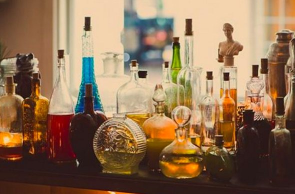 It’s not exactly a pharmacy, but these can cure just about anything. ✨⚗ #elixirs #remedies #spirits