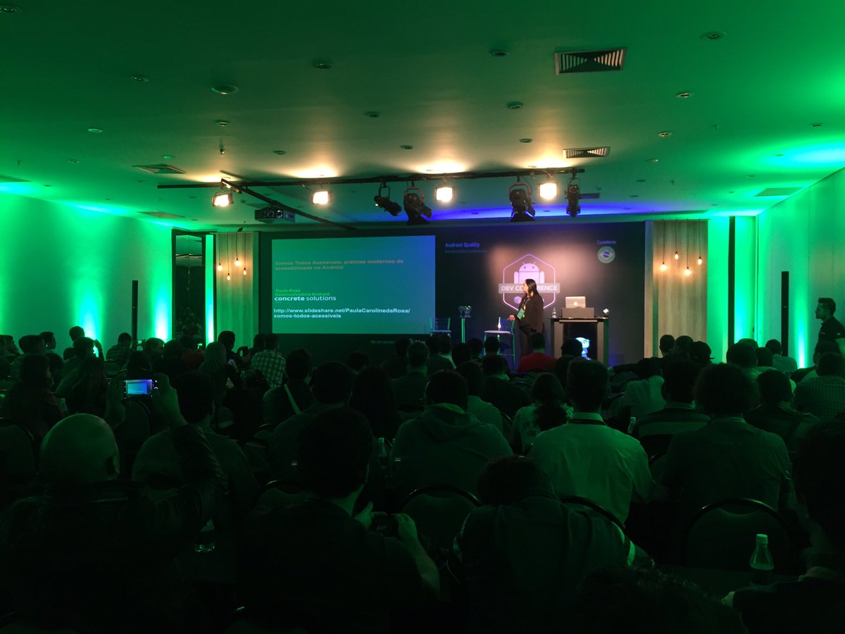 jchahoud's tweet image. .@_paulacr palestrando sobre acessibilidade no #Android na #AndroidDevConference #AndroidDevBr