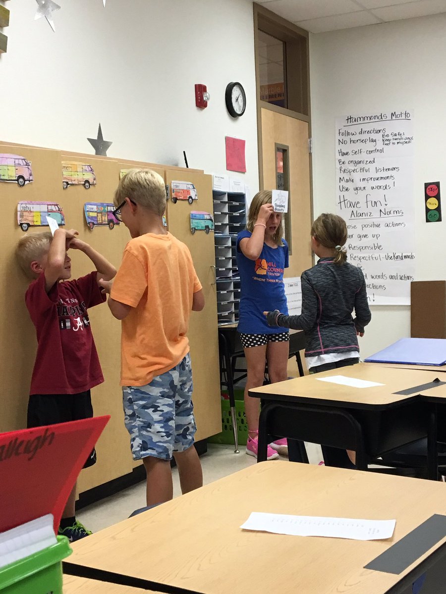 MFESHammonds's tweet photo. Characters headbands... Learning how characters drive a story! @MFEnews https://t.co/dE2zdy5Tre
