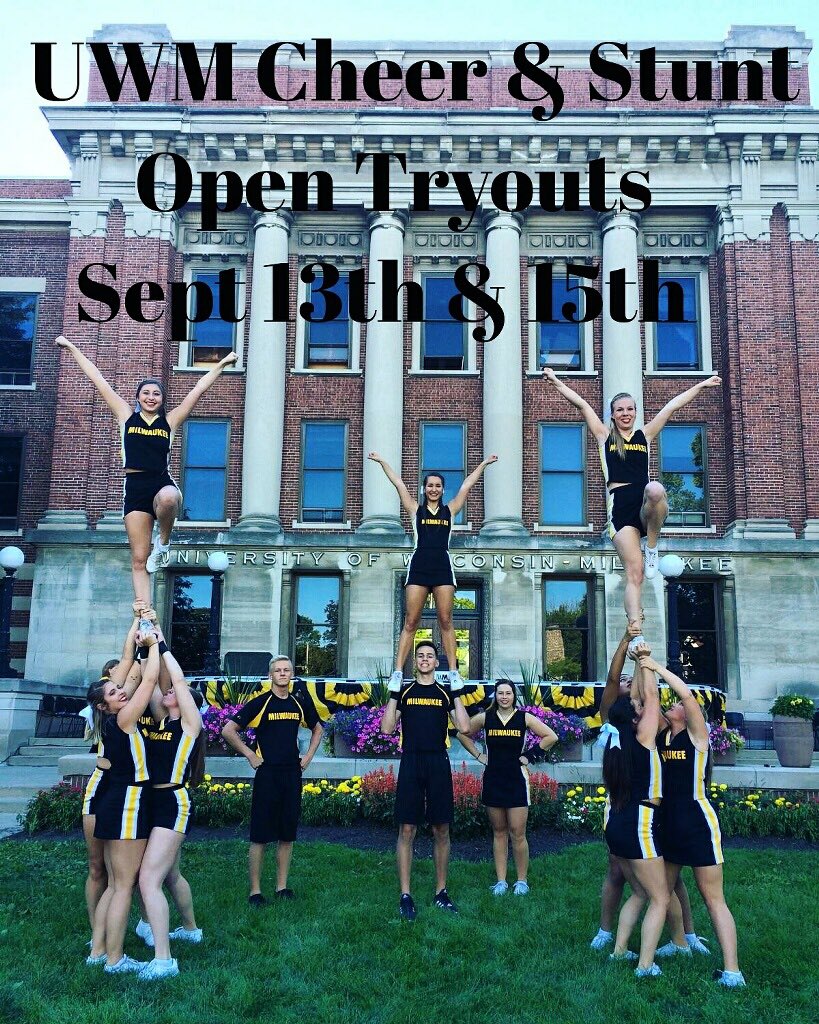 MKE_CheerCoach's tweet photo. Join the @MKE_Cheer team! See you next week Tue &amp; Thu from 6-9pm in the Klotsche arena!! https://t.co/hvby1i2y2E