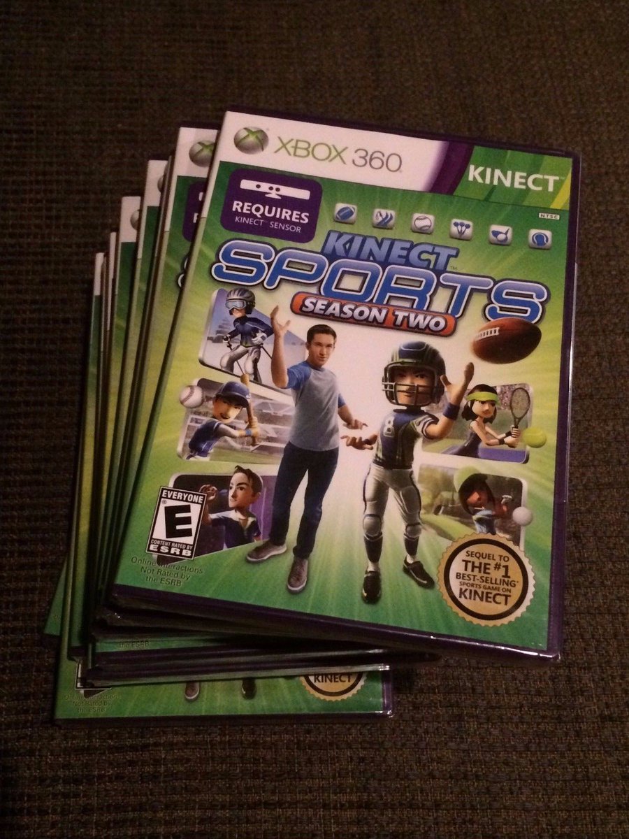 OfferGeek's tweet photo. Kinect Sports: Season Two Xbox 360 Lot of 10 NEW and Sealed Games! Free Shipping https://t.co/KUSp1Y5tuG #gamer https://t.co/bgiESdLTvN