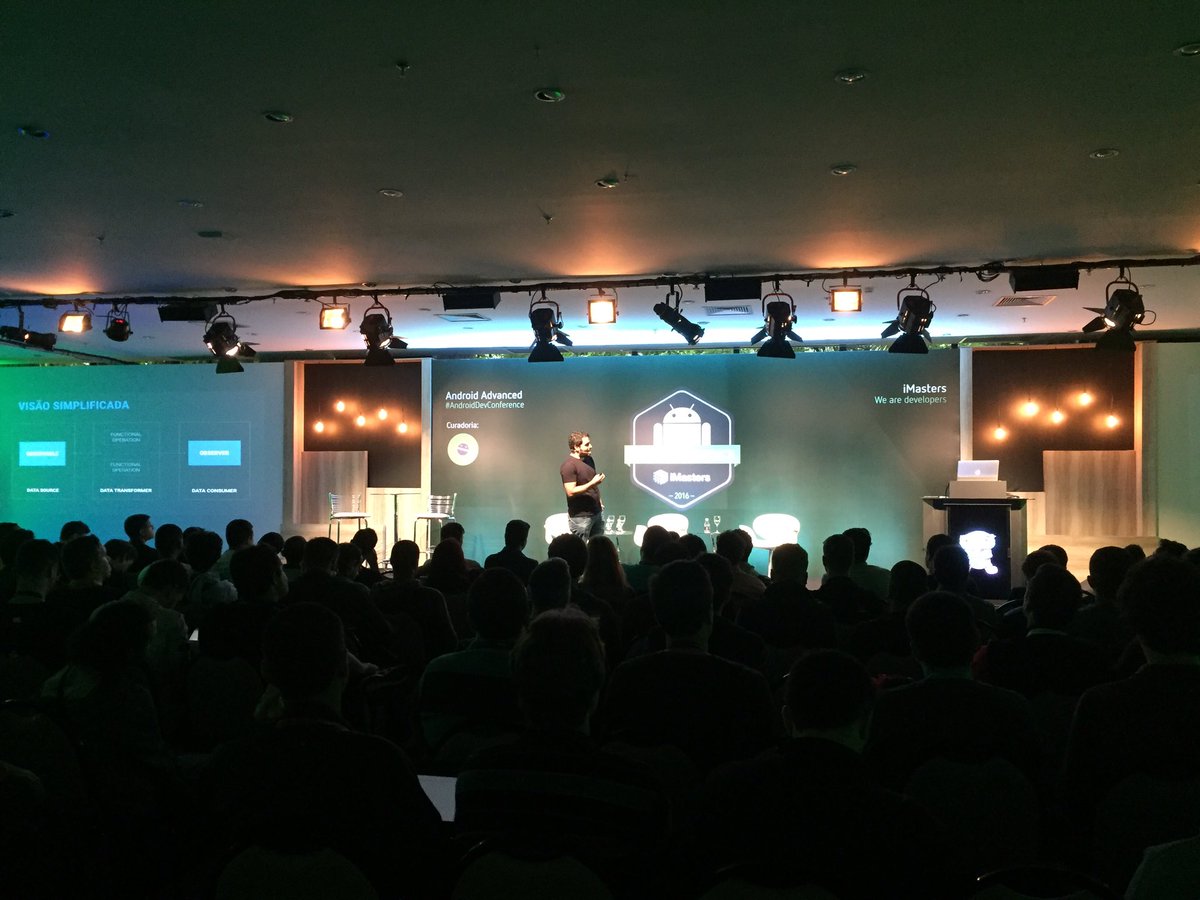 jchahoud's tweet image. .@ubiratanfsoares palestrando sobre RXJAVA na #AndroidDevConference #AndroidDevBR